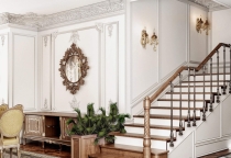 Xem Ngay 10+ Mẫu Cầu Thang Tân Cổ Điển Đẹp Sang Trọng 2025