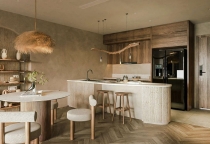 Phòng bếp phong cách Wabi Sabi – Vẻ đẹp mộc mạc trong nhịp sống hiện đại