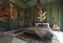 Ý Tưởng Thiết Kế Phòng Ngủ Phong Cách Tropical Dẫn Đầu Xu Hướng 2025