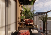 Thiết kế ban công chung cư  - Biến góc nhỏ thành không gian sống lý tưởng