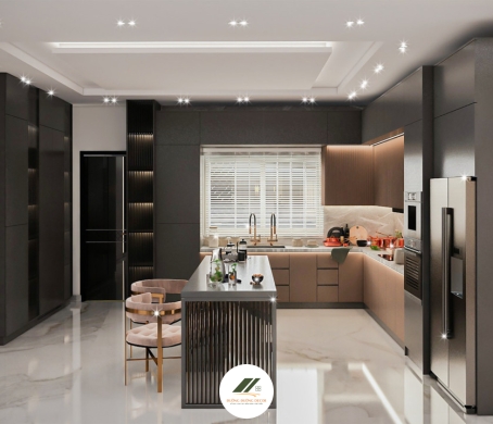 Bàn đảo bếp: Xu hướng thiết kế nội thất nhà ở hiện đại