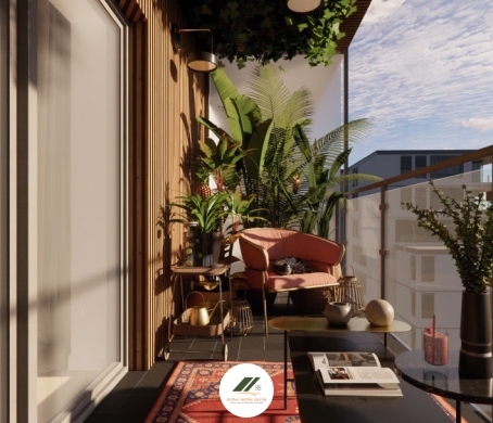 Thiết kế ban công chung cư  - Biến góc nhỏ thành không gian sống lý tưởng